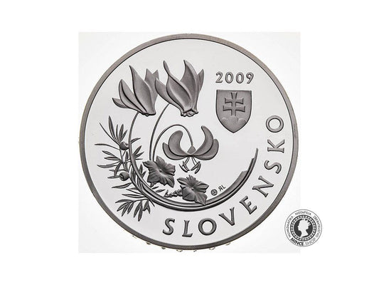 Strieborná minca Ag 20€ / 2009 - Národný park Veľká Fatra BK 0/0