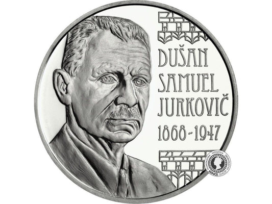 Strieborná minca Ag Proof 10€ / 2018 - Jurkovič