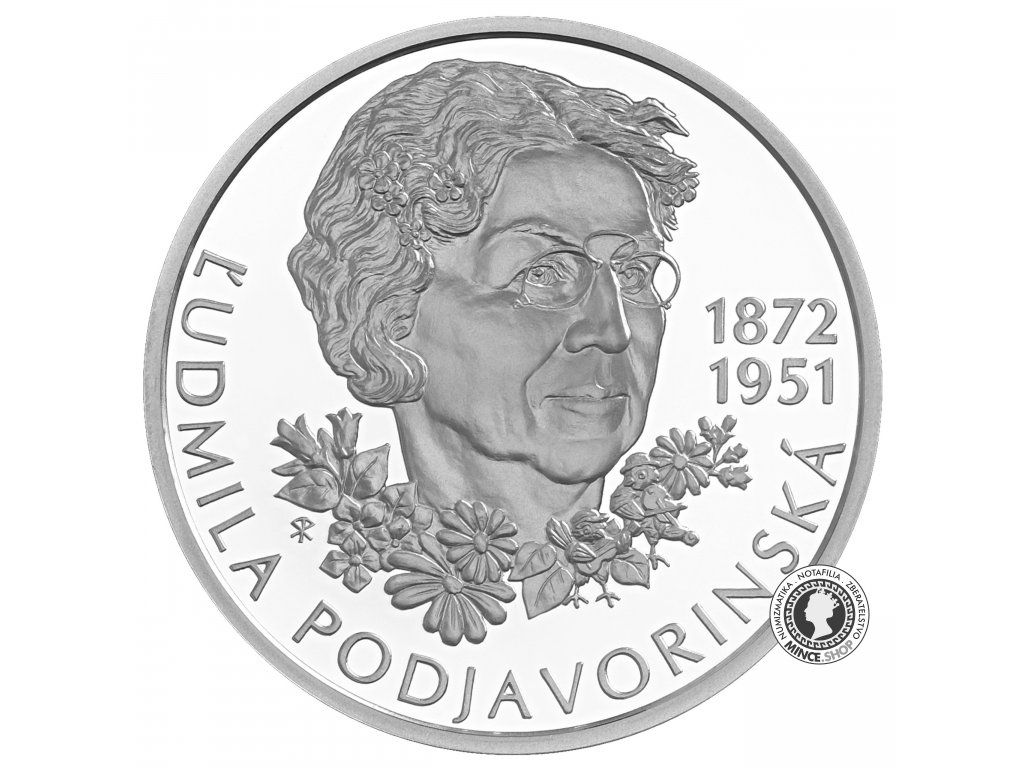 Strieborná minca Ag 10€ / 2022 - 150. výročie narodenia Ľudmily Podjavorinskej - BK