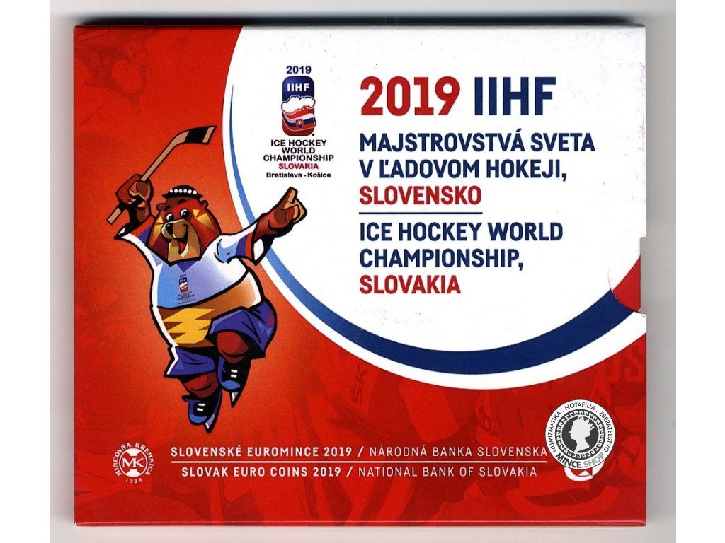 Sada mincí Slovenskej republiky 2019 - Majstrovstvá sveta v ľadovom hokeji IIHF BK