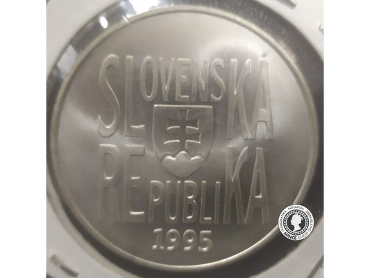 Strieborná minca proof 1995 Šafárik 200 Sk