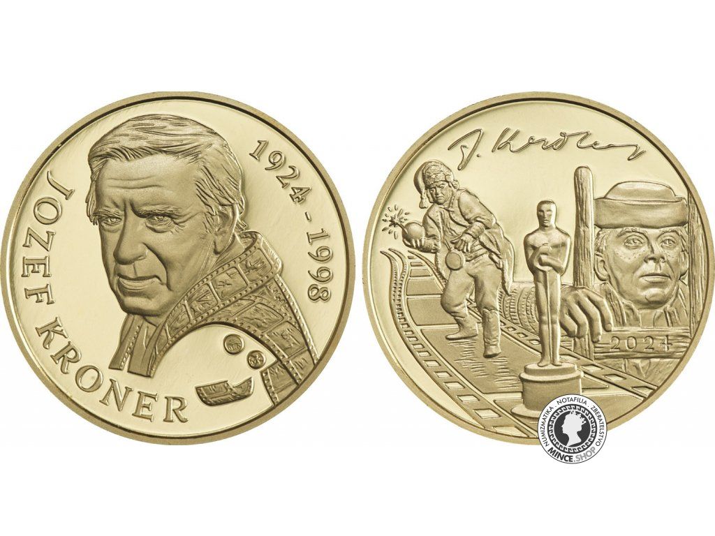 Zlatá medaila - Jozef Kroner - 100. výročie narodenia