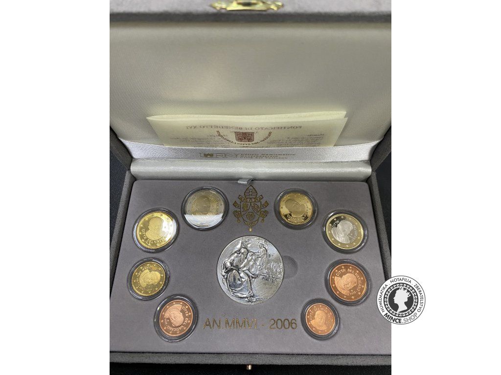 Vatikan sada mincí 2006 proof