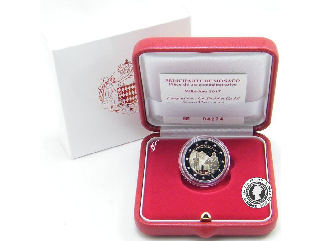 2€ minca Monaco 2017 - Carabiniers du Prince (Proof)