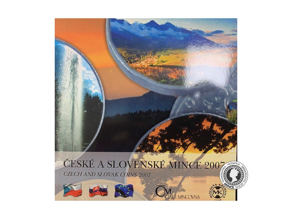 Sada mincí SR + CZ / 2007 - Prírodné krásy ČR a SR