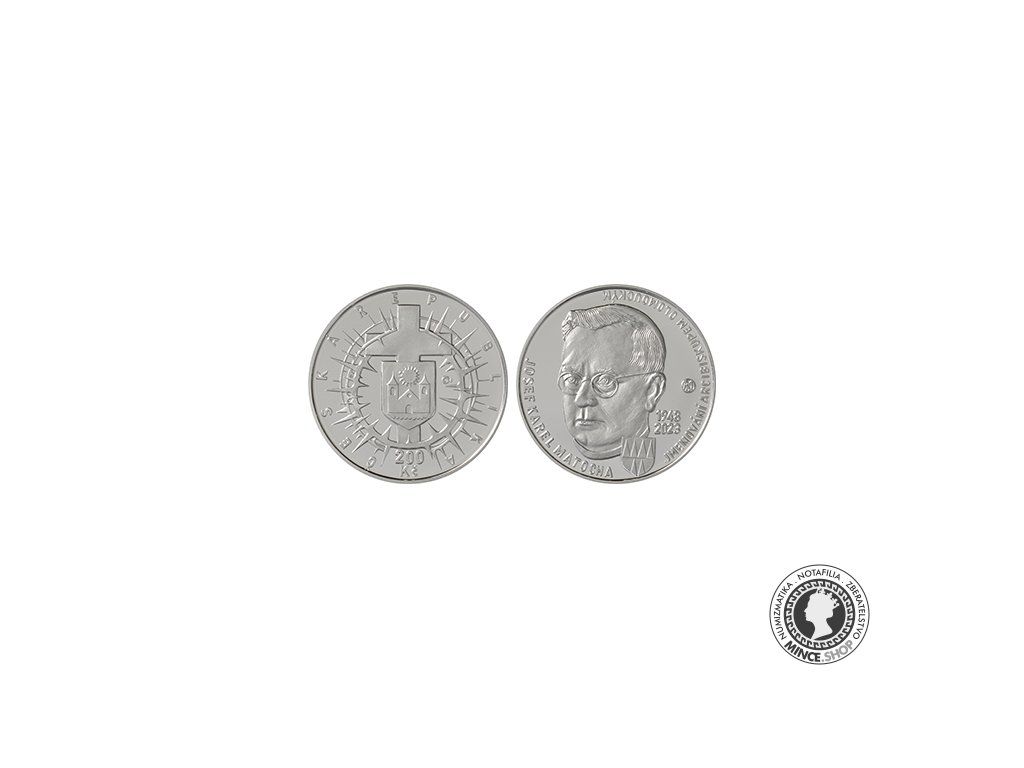 200 Kč - Pamätná strieborná minca PROOF - 75.výročie menovania Josefa Karla Matochy arcibiskupom olomouckým - 2023