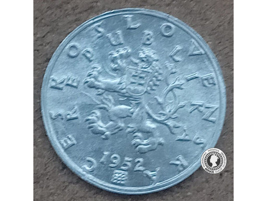 50 halier - Česko-Slovensko - 1952