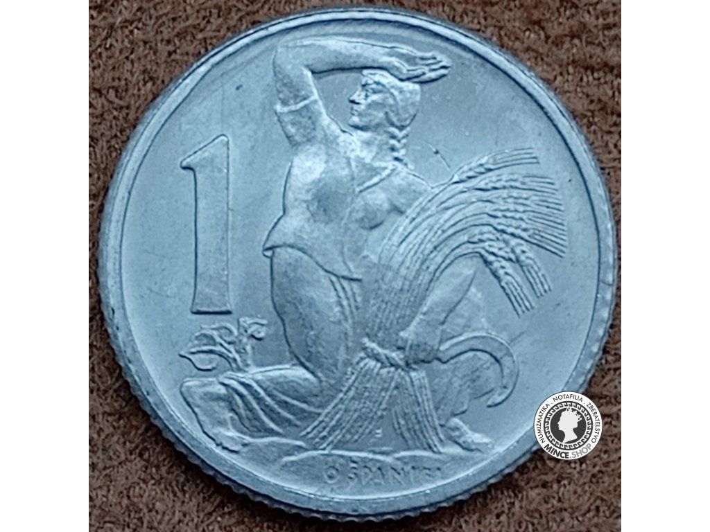 1 koruna - Česko-Slovensko - 1950