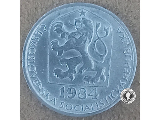 10 halier - Česko-Slovensko - 1984