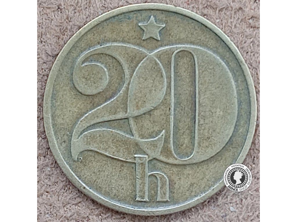 20 halier - Česko-Slovensko - 1973