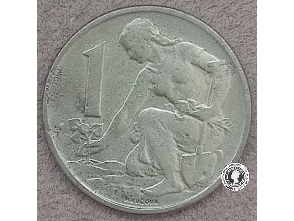 1 koruna - Česko-Slovensko - 1966