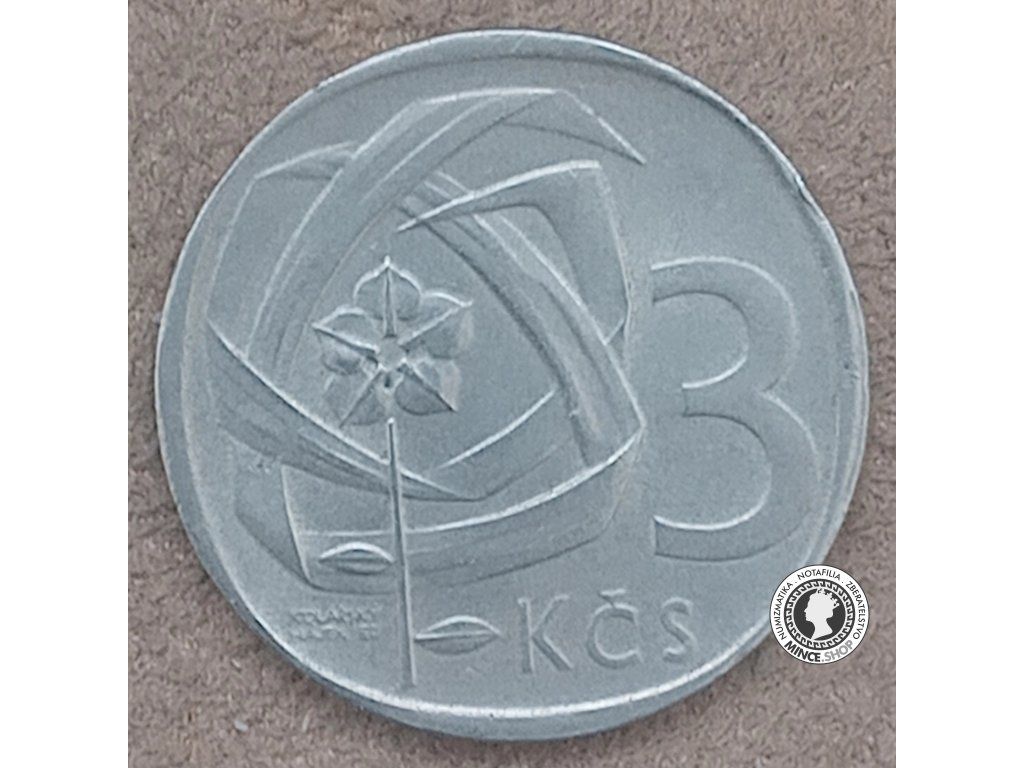 3 koruna - Česko-Slovensko - 1969