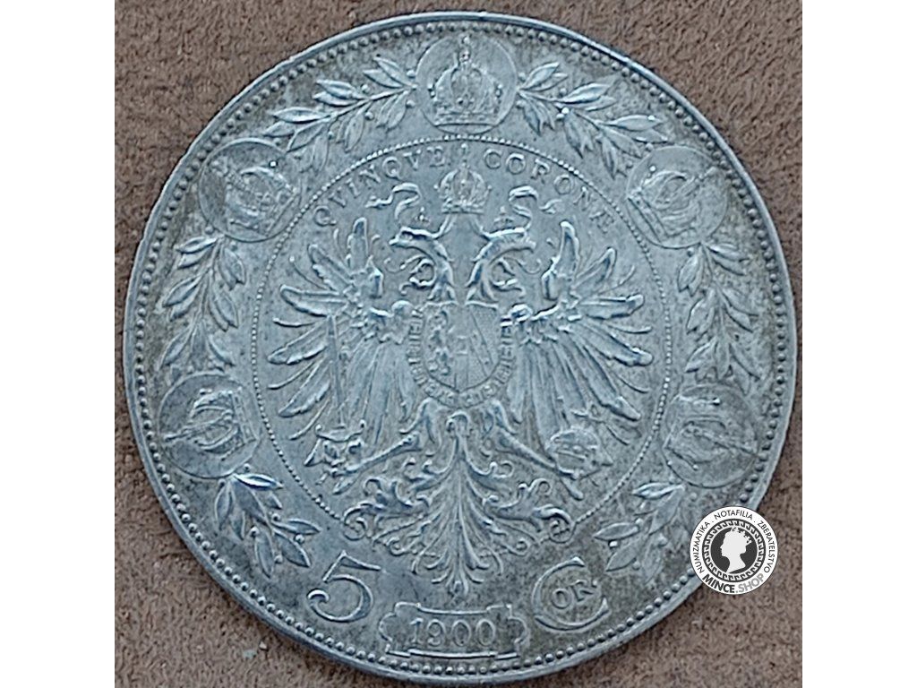 5. koruna - Rakúsko-Uhorsko - 1908
