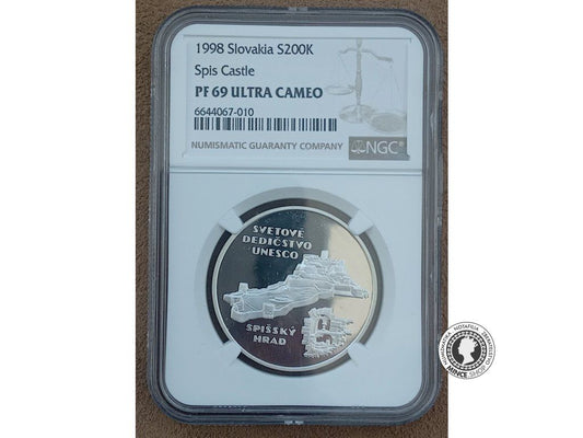 200 Sk/1998 - Spišský hrad - Svetové dedičstvo UNESCO - PF 69