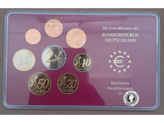 2002 Nemecko EURO-MUNZEN sada