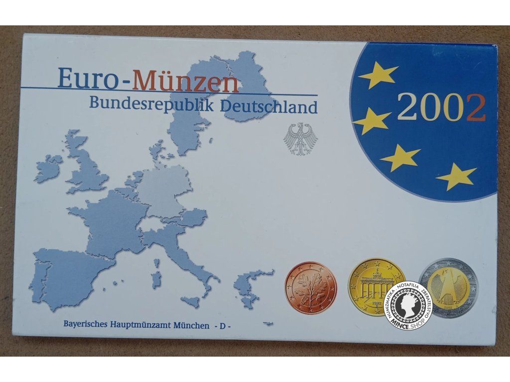 2002 Nemecko EURO-MUNZEN sada