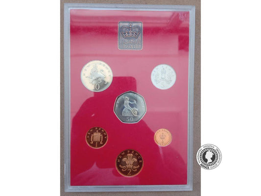 1981 UNC Veľká Británia ELIZABETH R sada