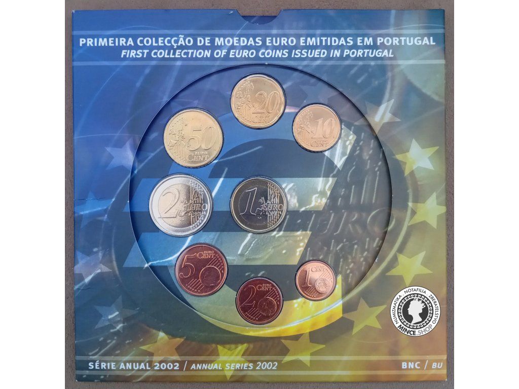 2002 Portugalsko PRIMEIRA COLLECCAO € sada