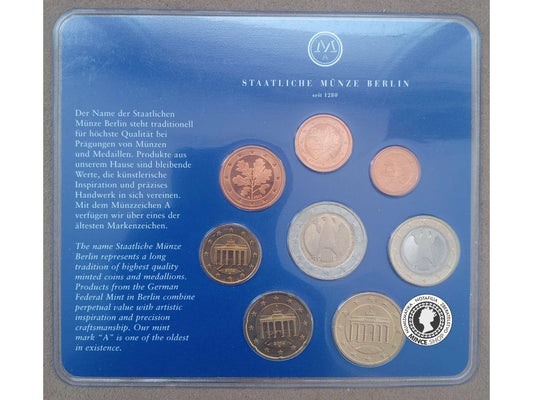 2002 Nemecko MINCOVŇA BERLÍN € sada