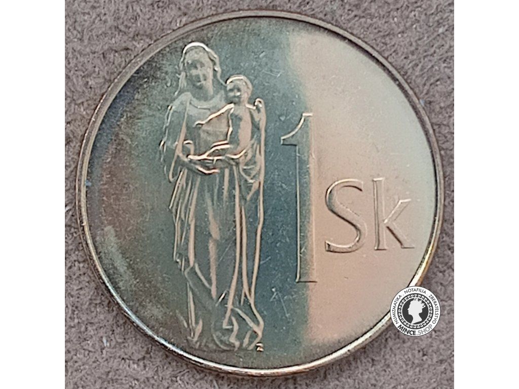 1 koruna - Slovensko - 1998 - UNC