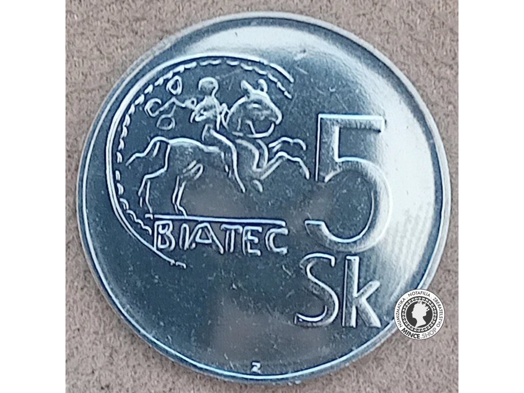 5 koruna - Slovensko - 2002 - UNC