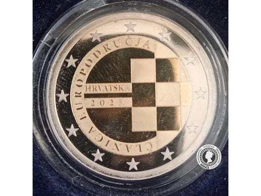 2 euro 2023 Chorvátsko PROOF - vstup do eurozóny
