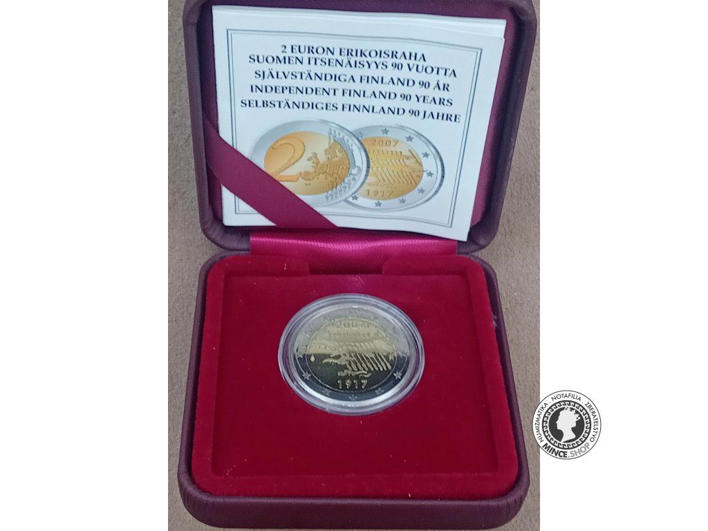 2 euro 2017 Fínsko PROOF - 90.rokov nezávislosti