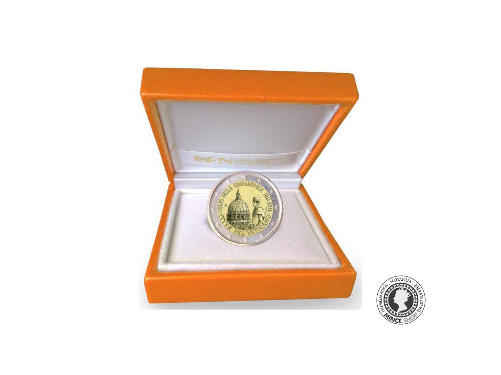 2 euro proof Vatikán 2016 - 200. výročie založenia policajného zboru Vatikánskeho mestského štátu