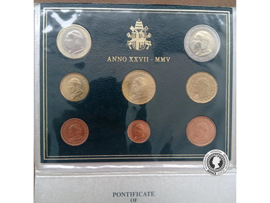 2005 Vatikán € sada
