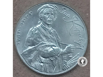 Strieborná minca 100kcs / 1990 - J.Kupecký  - kvalita BK 0/0