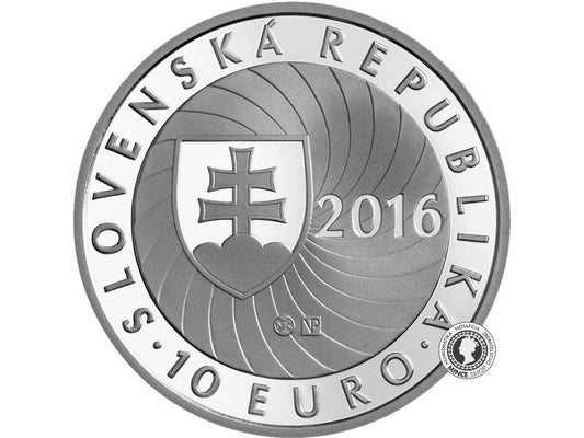 Strieborná minca Ag Proof 10€ / 2016 - Predsednictvo v EU