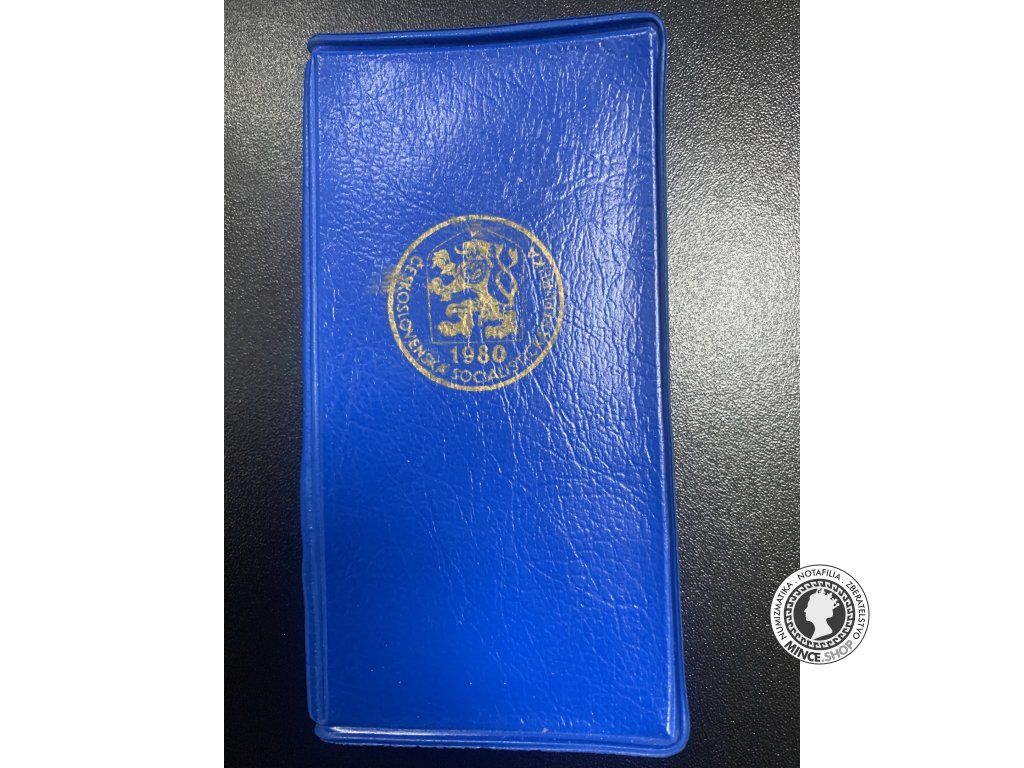 Sada mincí Československá socialistická republika 1980