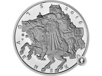 Strieborná minca Ag Proof 10€ / 2016 - Juraj Turzo – 400. výročie úmrtia