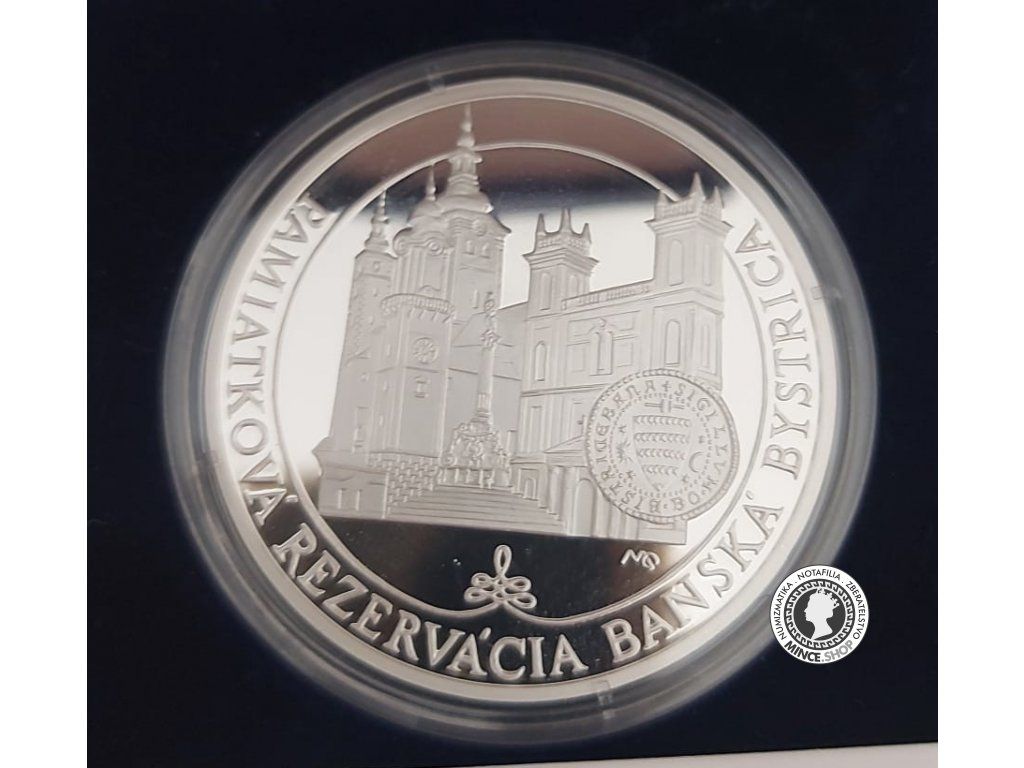 Strieborná minca Ag Proof 20€ / 2016 - Banská Bystrica