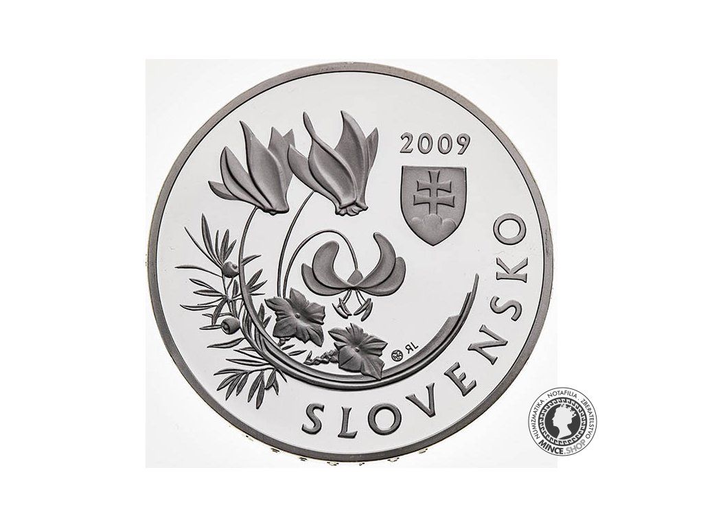 Strieborná minca Ag 20€ / 2009 - Národný park Veľká Fatra BK 0/0