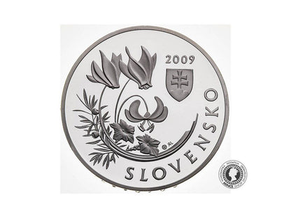 Strieborná minca Ag 20€ / 2009 - Národný park Veľká Fatra BK 0/0