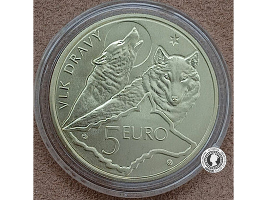 Minca 5€ (2021) Vlk dravý