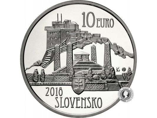 Strieborná minca Ag Proof 10€ / 2018 - Jurkovič