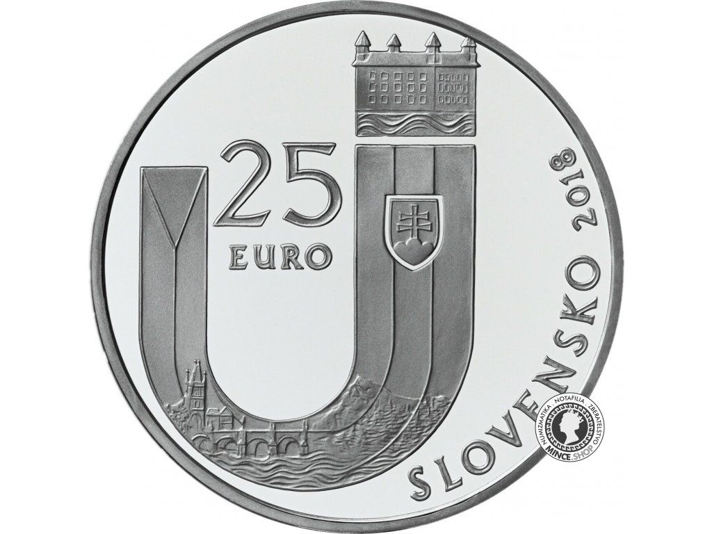 Strieborná minca Ag Proof 25€ / 2018 - Vznik Slovenskej republiky – 25. výročie
