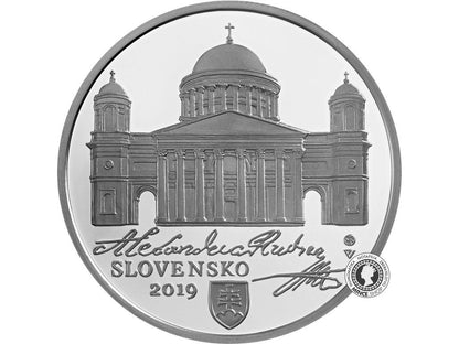 Strieborná minca Ag Proof 10€ / 2019 - Alexander Rudnay