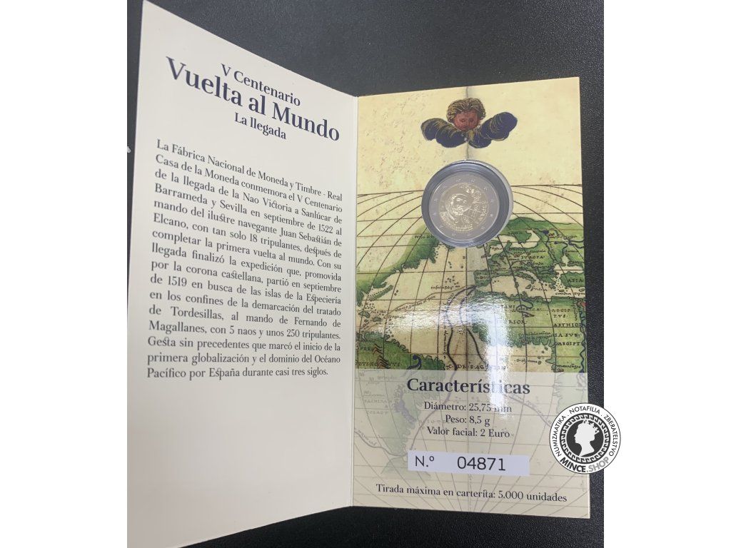 2 EURO PROOF 2022 V Cº VUELTA AL MUNDO