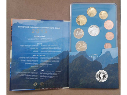 Sada mincí Slovenskej republiky 2015 - Slovenské euromince Proof Like