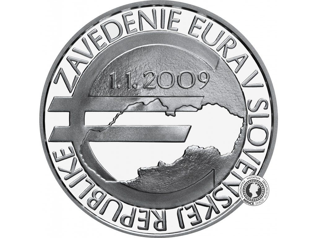 Strieborná minca Ag Proof 10€ / 2019 - Zavedenie EURA