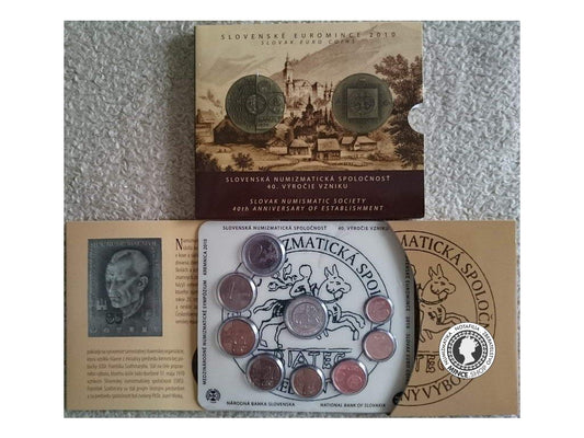 Slovensko - sada 2010 "40. výročie Slovenskej numizmatickej spoločnosti" - bk