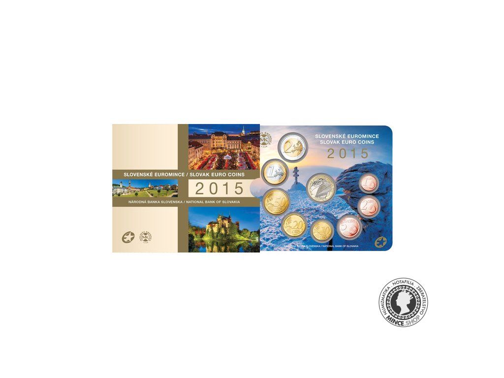 Súbor mincí SR 2015 "Slovenské euromince 2015"