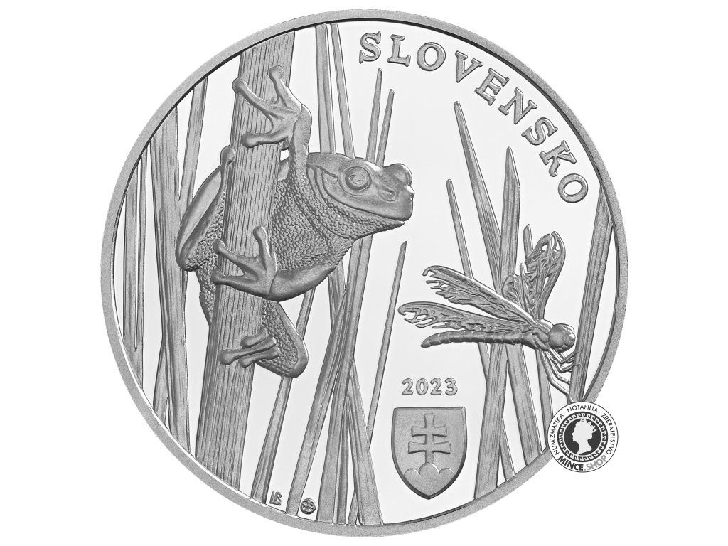 Strieborná minca proof 20 eur / 2023 Chránená krajinná oblasť Vihorlat