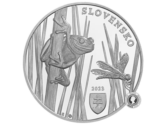 Strieborná minca proof 20 eur / 2023 Chránená krajinná oblasť Vihorlat