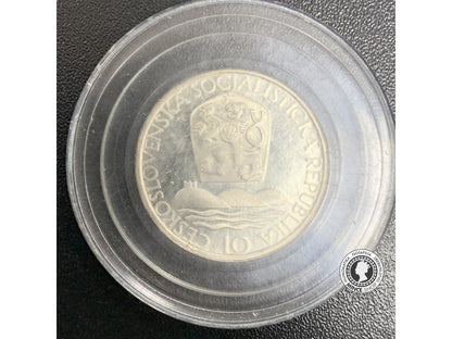 Proof 10 Kčs/1967 - Academia Istropolitana - 500. výročie založenia