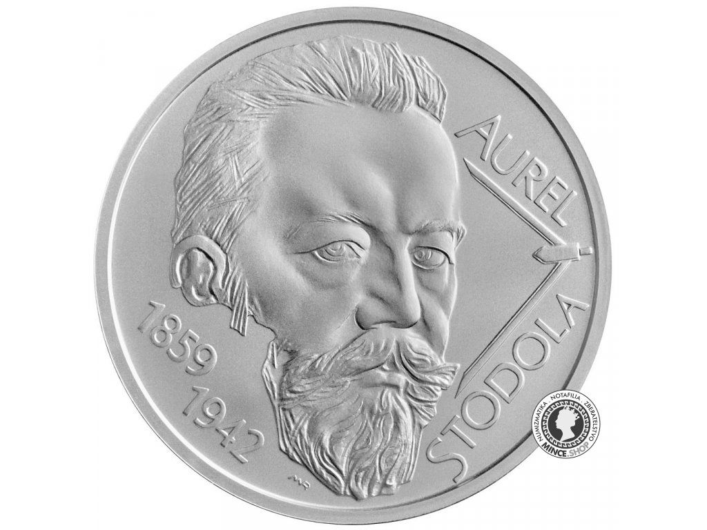 Strieborná minca Ag BK 10€ / 2009 - Aurel Stodola – 150. výročie narodenia