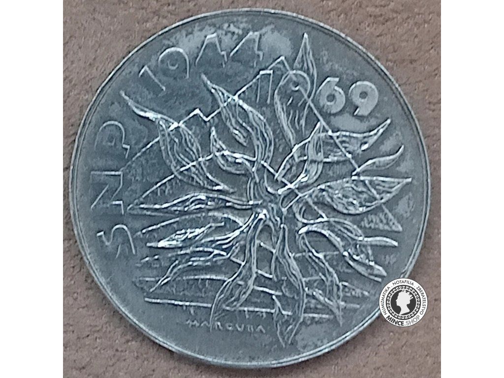 25 Kčs/1969 - SNP - 25. výročie